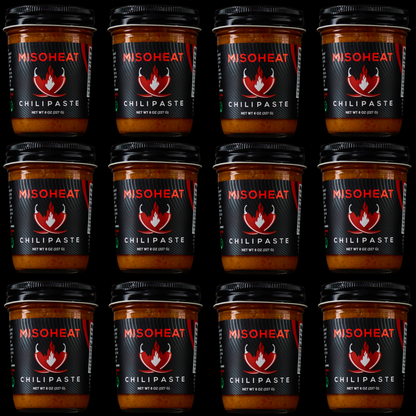 MisoHeat Chili Paste Case of 12 8oz Jars